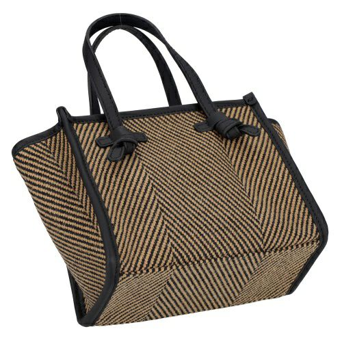 ジャンニ キアリーニ トートバッグ レディース ベージュ マルチェッラM GIANNI CHIARINI BS8065 SPIGA VAR NERO