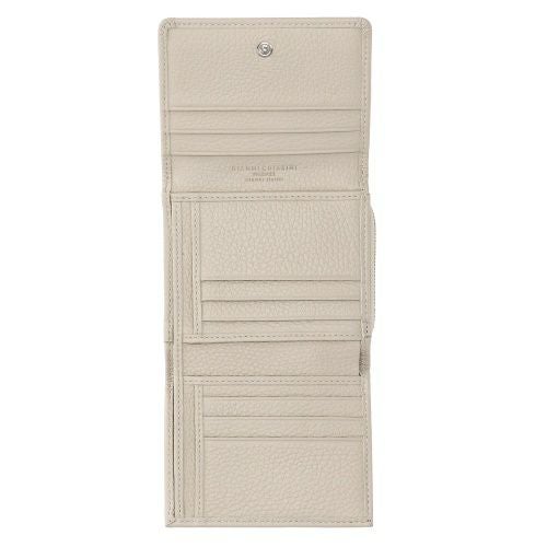 ジャンニ キアリーニ 三つ折り財布 レディース ベージュ コンパクトウォレット GIANNI CHIARINI PF5080 GRN LAMB