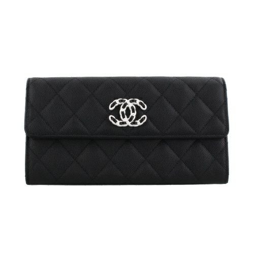 シャネル 長財布 レディース ブラック CHANEL AP3710 B14928 94305