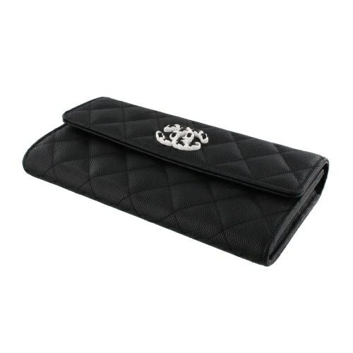 シャネル 長財布 レディース ブラック CHANEL AP3710 B14928 94305