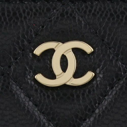 シャネル 二つ折り財布 レディース ブラック CHANEL AP3388 B10583