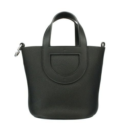 エルメス イン・ザ・ループ 18 ノワール トリヨンクレマンス/スイフト シルバー金具 U刻印 HERMES In-The-Loop18