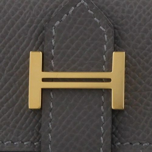 エルメス ベアン キーケース グリメイヤー ヴォーエプソン ゴールド金具 U刻印 HERMES Bearn Key Case