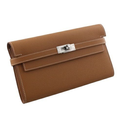 【ケリーエラン】HERMES エルメス 空箱　付属品あり ⬜︎900 エルメス ケリーロング ゴールド ヴォーエプソン シルバー金具 B刻印
