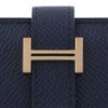 エルメス ベアンスフレ ブルーインディゴ ヴォーエプソン ゴールド金具 B刻印 HERMES Bearn Soufflet