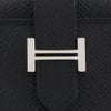 エルメス ベアンコンビネ ノワール ヴォーエプソン シルバー金具 B刻印 HERMES Bearn Conbine