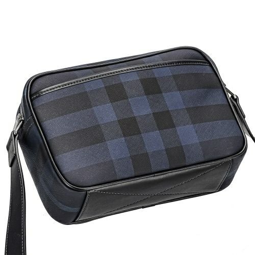 バーバリー ショルダーバッグ メンズ ネイビー パディバッグ BURBERRY