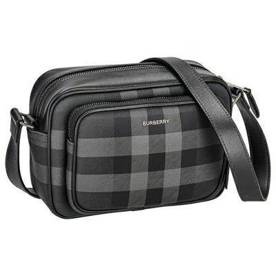 バーバリー ショルダーバッグ メンズ ブラック パディバッグ BURBERRY 