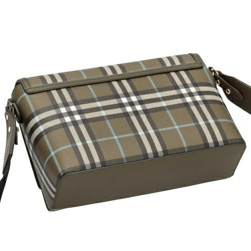 バーバリー ショルダーバッグ レディース グリーン ノートバッグ