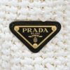 プラダ トートバッグ レディース ホワイト スモール クロシェ トートバッグ PRADA 1BG422 V OOL 2C2T F0009 BIANCO
