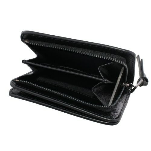マークジェイコブス 二つ折り財布 レディース ブラック ザ DTM ユーティリティ スナップショット コンパクト Marc Jacobs 2F3SMP051S07 001 BLACK