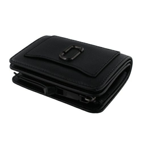 マークジェイコブス 二つ折り財布 レディース ブラック ザ DTM ユーティリティ スナップショット コンパクト Marc Jacobs 2F3SMP051S07 001 BLACK