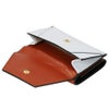 マルニ 三つ折り財布 レディース ブラウン MUSEO TRIFOLD YEN WALLET TONE MARNI PFMO0056U1 P2644 Z529N RUST CLOUD