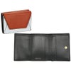 マルニ 三つ折り財布 レディース ブラウン MUSEO TRIFOLD YEN WALLET TONE MARNI PFMO0056U1 P2644 Z529N RUST CLOUD
