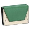 マルニ 三つ折り財布 レディース グリーン MUSEO TRIFOLD YEN WALLET TONE MARNI PFMO0056U1 P2644 ZO611 AGATE GREEN/SHELL