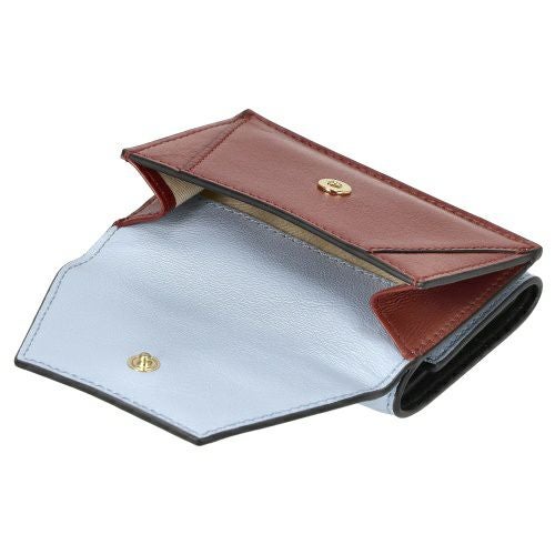 マルニ 三つ折り財布 レディース ライトブルー MUSEO TRIFOLD YEN