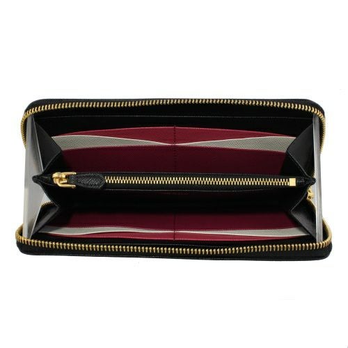 プラダ 長財布 レディース ブラック PRADA 1ML506 ZLP F061H NERO+