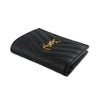 サンローラン 二つ折り財布 レディース ブラック  SAINT LAURENT PARIS 575879 BOW01 1000 BLACK