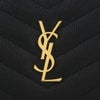 サンローラン 二つ折り財布 レディース ブラック  SAINT LAURENT PARIS 575879 BOW01 1000 BLACK