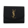 サンローラン 二つ折り財布 レディース ブラック  SAINT LAURENT PARIS 582296 1GF0J 1000 BLACK