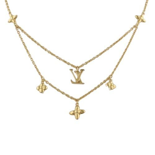 ルイヴィトン ネックレス・LV フローラグラム ゴールド LOUIS VUITTON ルイヴィトン ネックレス・LV フローラグラム ゴールド LOUIS VUITTON