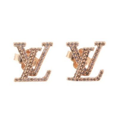 ルイヴィトン ピアス・LV アイコニック ピンクゴールド LOUIS VUITTON 