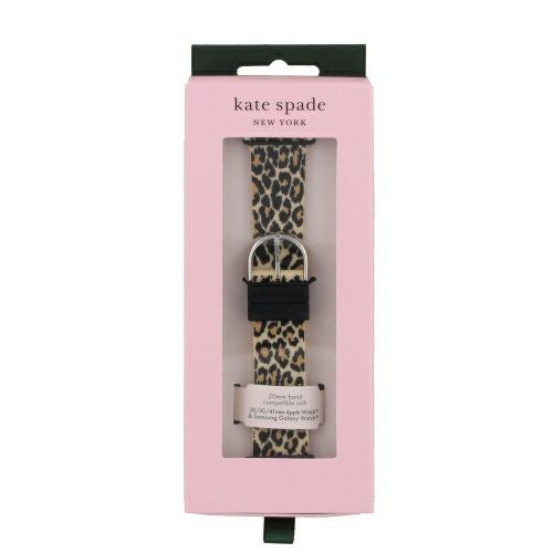 ケイトスペード アップルウォッチ付け替えバンド シリコン レオパード Kate Spade KSS0022