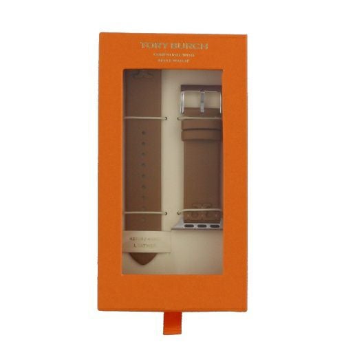 トリーバーチ アップルウォッチ付け替えバンド レザー ブラウン TORY BURCH TBS0001L