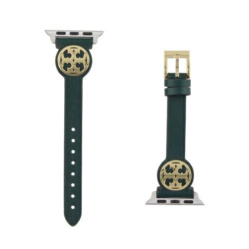 トリーバーチ アップルウォッチ付け替えバンド レザー グリーン TORY