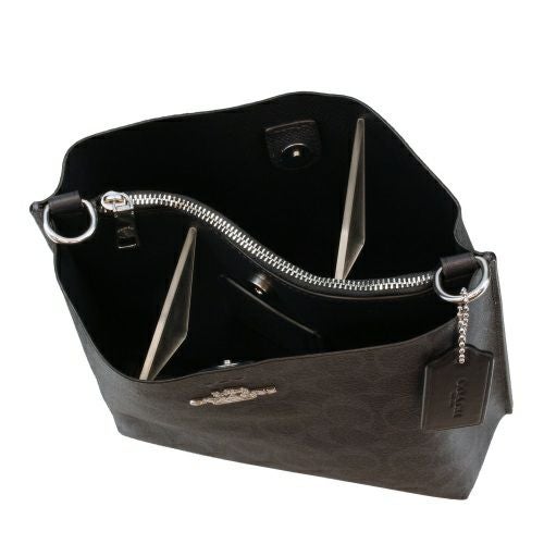 コーチ アウトレット ショルダーバッグ レディース シグネチャー キャンバス ネイビー COACH OUTLET CA582 SVN2V ネイビー