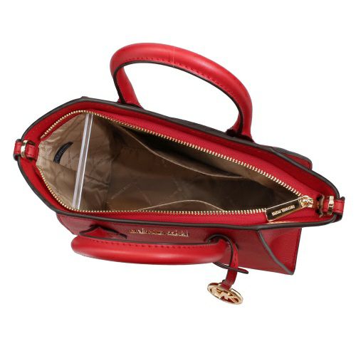 マイケルコースの赤ハンドバッグ マイケルコース ハンドバッグ レディース AVRIL SM TZ SATCHEL レッド
