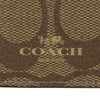 コーチ アウトレット カードケース レディース シグネチャー ブラウン COACH OUTLET 63274 IME74 カーキ サドル/ベージュ