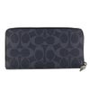 コーチ アウトレット 長財布 メンズ アコーディオン ジップ アラウンド ネイビー COACH OUTLET F58112 QBDEN デニム