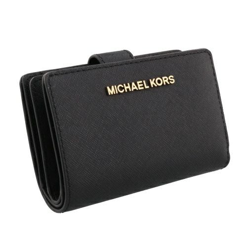 マイケルコース 二つ折り財布 レディース ブラック MICHAEL KORS