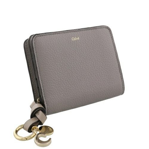 クロエ 二つ折り財布 レディース ALPHABET COMPACT WALLET グレー
