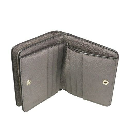クロエ 二つ折り財布 レディース ALPHABET COMPACT WALLET グレー
