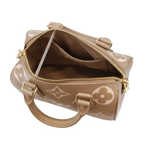 LOUIS VUITTON ルイ・ヴィトン スピーディ バンドリエール 20 モノグラム アンプラント ショルダーバッグ M28314 モノグラムアンプラント ホワイト ライトブルー  レディース【中古】 LOUIS VUITTON（ルイ・ヴィトン） スピーディ バンドリエール 20