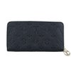 ルイヴィトン 長財布 レディース ジッピー･ウォレット モノグラム・アンプラント ネイビーブルー LOUIS VUITTON M82838