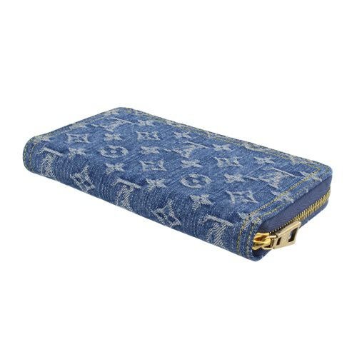 【LOUIS VUITTON】ルイ・ヴィトン ジッピーウォレット M82958 モノグラムデニム 青 ユニセックス 長財布 ジッピー・ウォレット ルイヴィトン 長財布 ジッピーウォレット