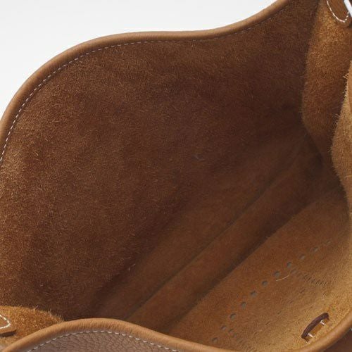 エルメス HERMES エヴリンPM B刻印 ゴールド トリヨン ユニセックス ショルダーバッグ エルメス エヴリンIII PM ゴールド トリヨンクレマンス シルバー金具 B