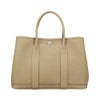 エルメス ガーデンパーティ30 TPM ベージュマルファ ネゴンダ シルバー金具 B刻印 HERMES Garden party TPM
