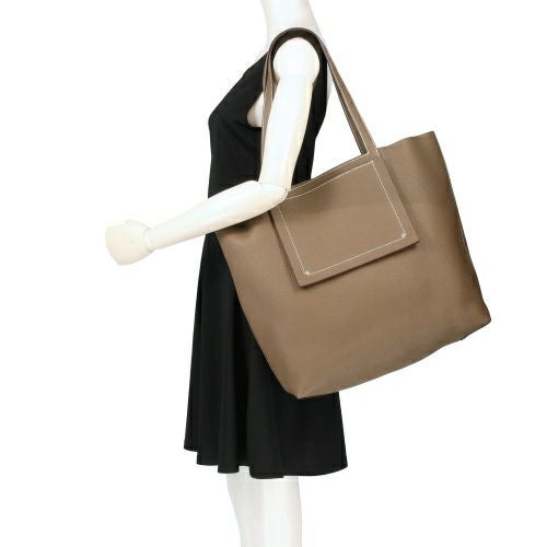 エルメス カバセリエ46 エトゥープ トリヨンクレマンス U刻印 HERMES