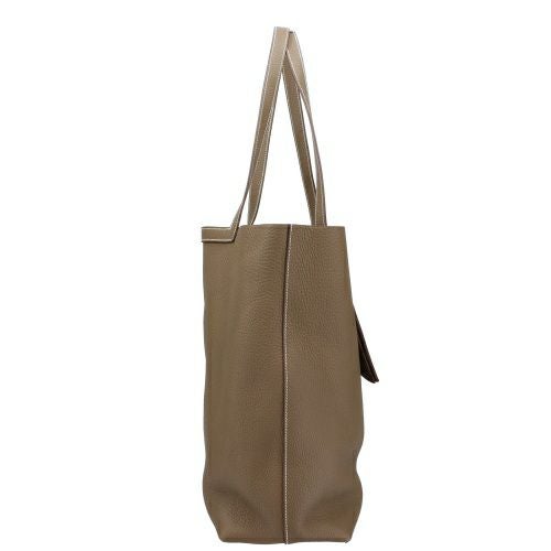 エルメス カバセリエ46 エトゥープ トリヨンクレマンス U刻印 HERMES