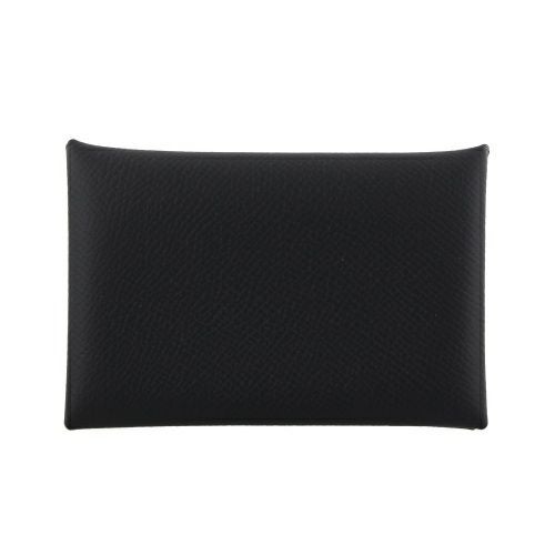 エルメス HERMES カルヴィ ブラック エプソン B刻印 シルバー金具