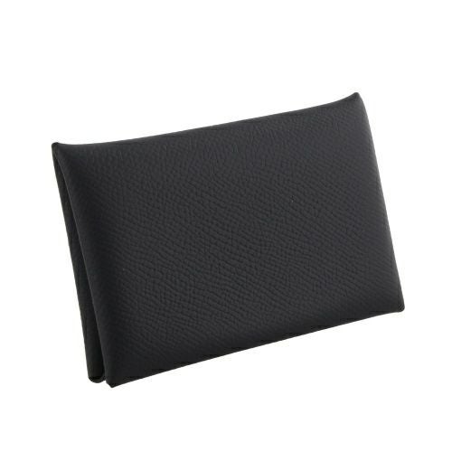 エルメス HERMES カルヴィ ブラック エプソン B刻印 シルバー金具
