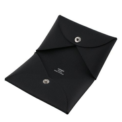 エルメス HERMES カルヴィ ブラック エプソン B刻印 シルバー金具