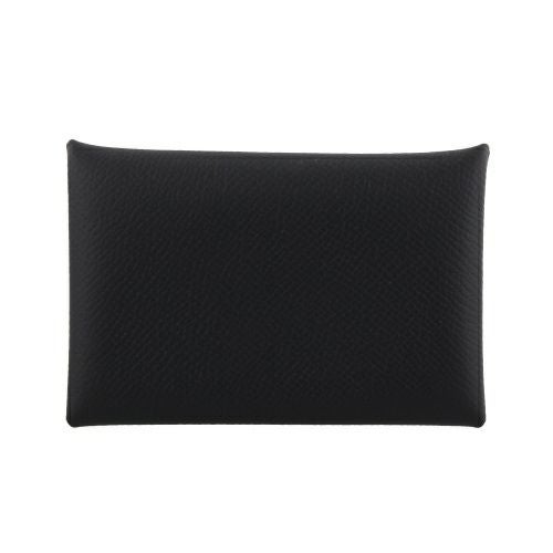 エルメス HERMES カルヴィ ブラック エプソン B刻印 シルバー金具