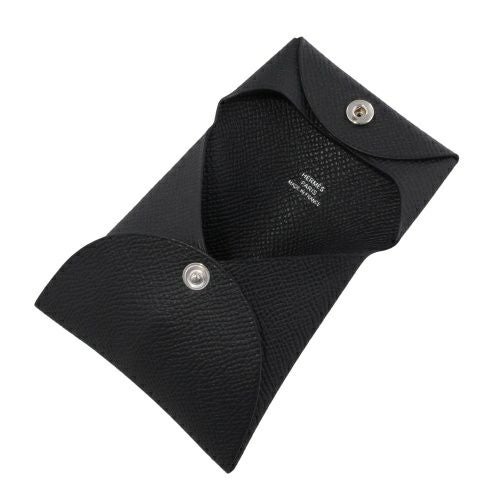 エルメス HERMES バスティア ブラック エプソン B刻印 シルバー金具