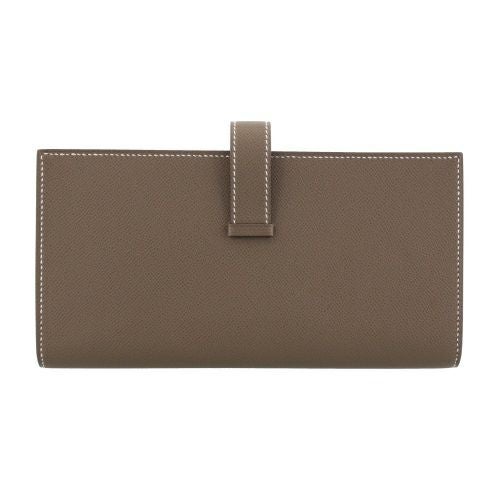 エルメス ベアンスフレ エトゥープ ヴォーマダム シルバー金具 B刻印