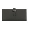 エルメス ベアンスフレ ヴェールグリ ヴォーエプソン シルバー金具 B刻印 HERMES Bearn Soufflet